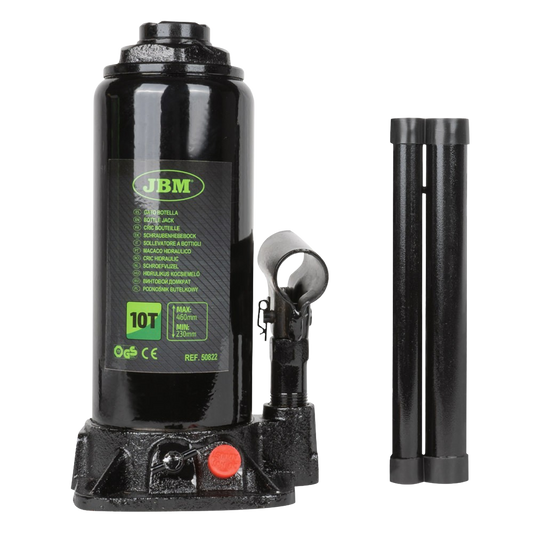 Cric bouteille JBM 10 tonnes pour levage lourd