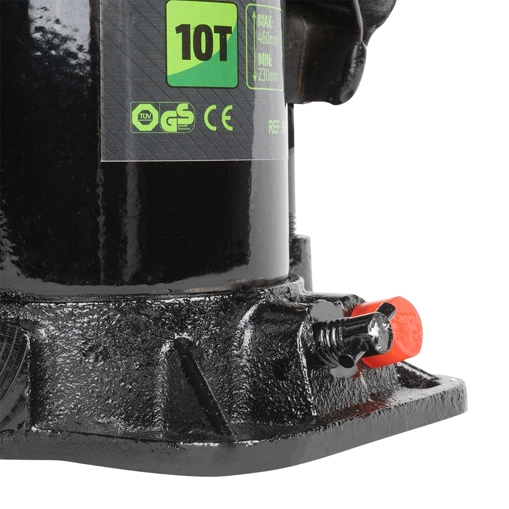Cric bouteille JBM 10 tonnes pour levage lourd (vue 3)