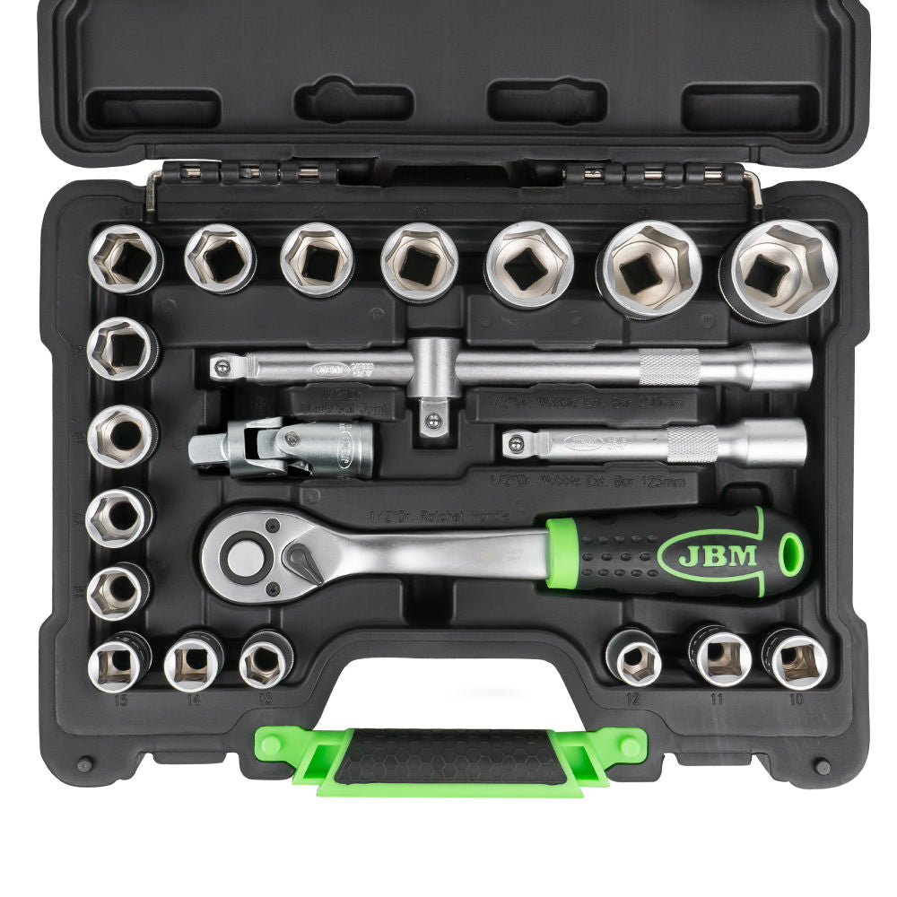 Coffret Douilles 1/2” Pro – 22 Pièces