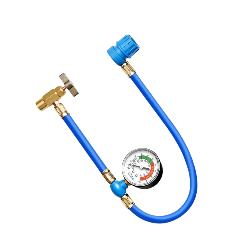 Tuyau avec manomètre - R134a/R12