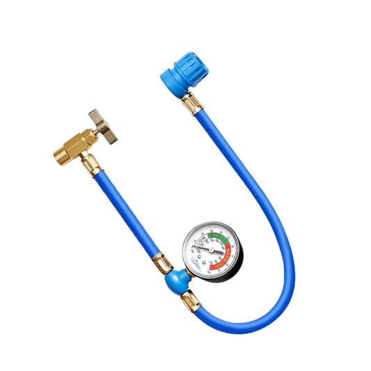 Tuyau avec manomètre - R134a/R12