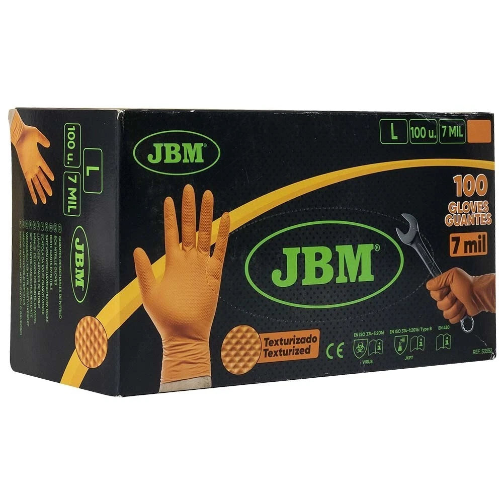 Gants en Nitrile Renforcés - Texture Diamant